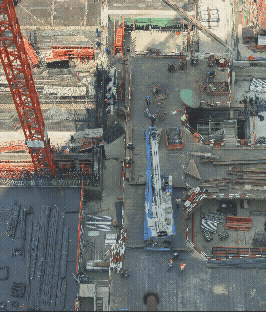 Obra civil en ejecución